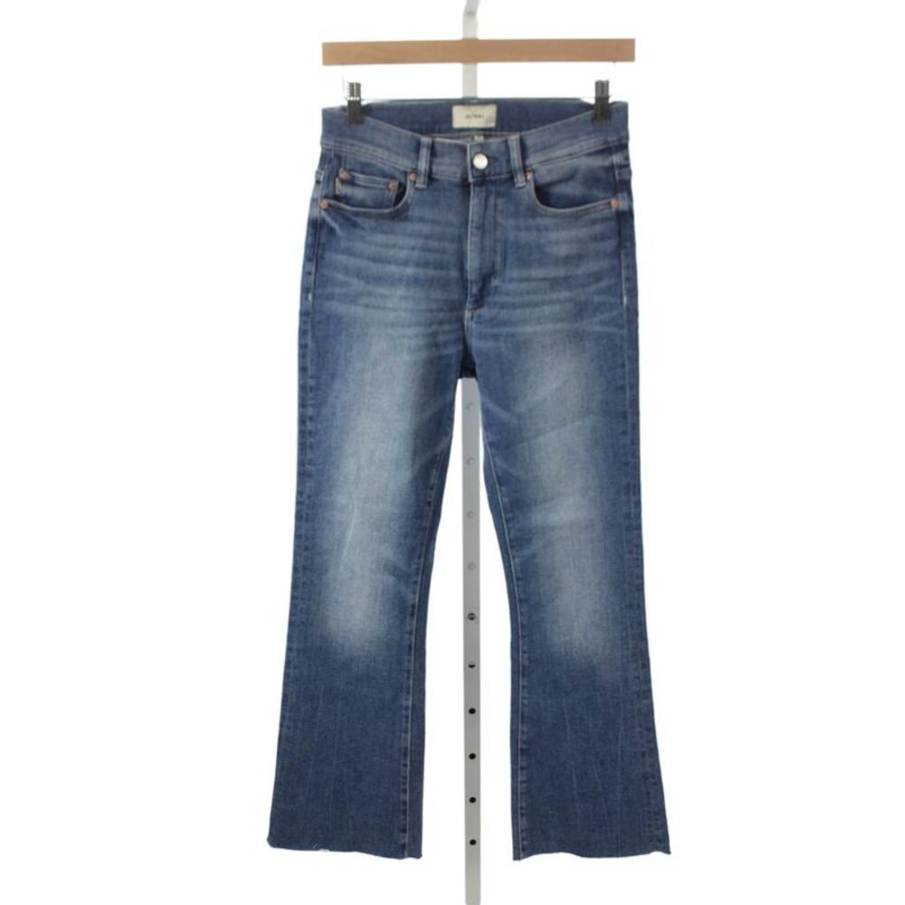 DL 1961 Womens Cropped Blue Low Rise Jeans Size 27